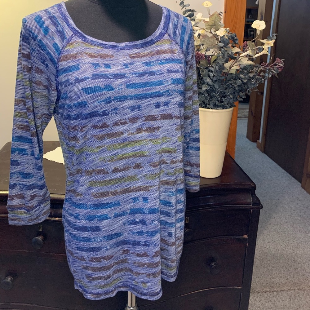 Allen Allen 3/4 sleeve top